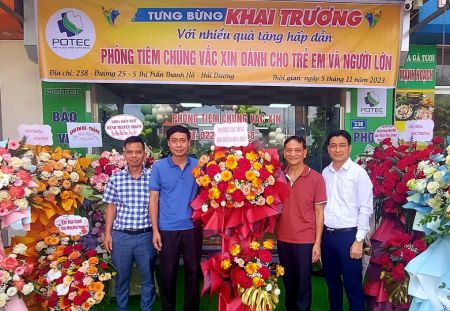 Khai trương phòng tiêm chủng Potec 63 Thanh Hà, Hải Dương khai-truong-phong-tiem-chung-potec-63-thanh-ha-hai-duong